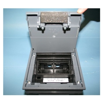 Puszka podłogowa floorbox 155x155mm 2 gniazda podłoga techniczna 15-35 wykładzina 5mm